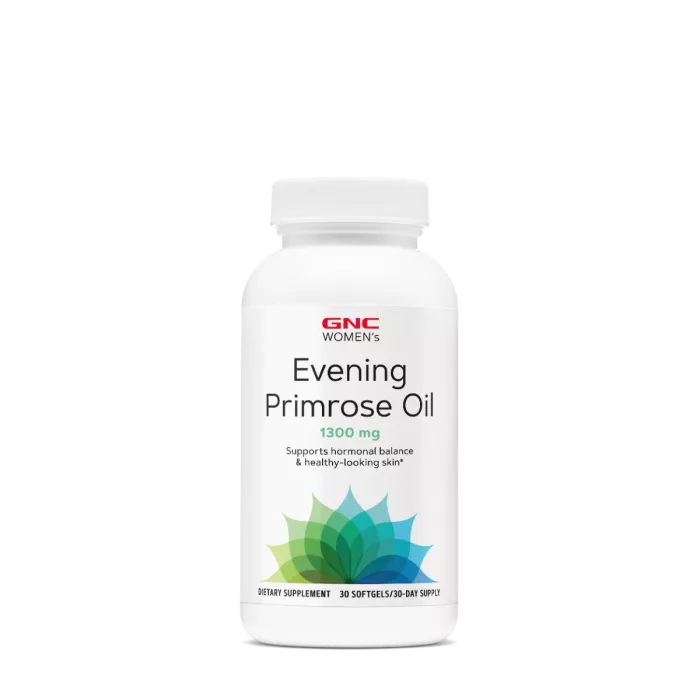 Gnc Women`s Evening Primrose Oil 1300 Mg, Ulei De Luminita Noptii, 30 Cps Gnc Women`s Evening Primrose Oil 1300 Mg, Ulei De Luminita Noptii, 30 Cps