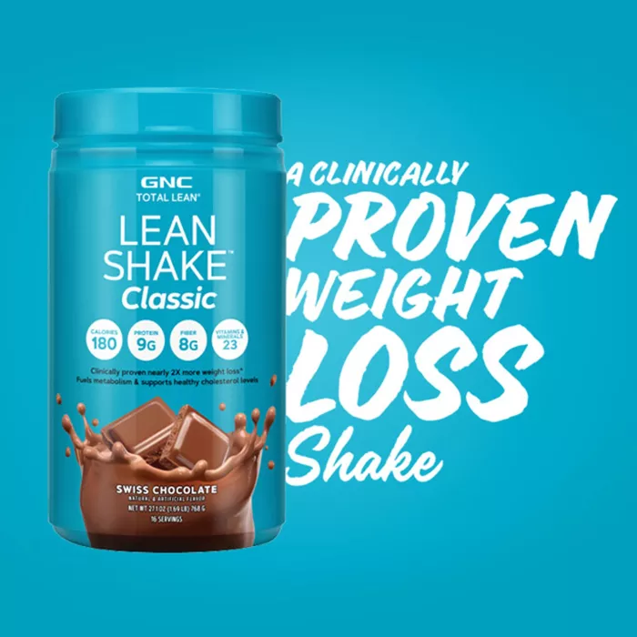 Gnc Total Lean Lean Shake Classic, Shake Proteic, Cu Aroma De Ciocolata Elvetiana, 768 G Gnc Total Lean Lean Shake Classic, Shake Proteic, Cu Aroma De Ciocolata Elvetiana, 768 G