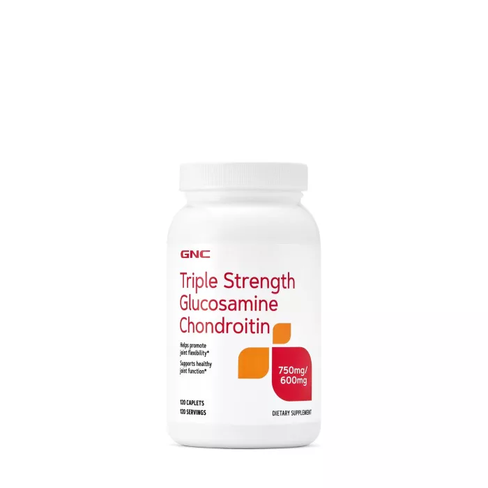 Gnc Triple Strength Glucozamina 750 Condroitina 600 Mg, 120 Tb Gnc Triple Strength Glucozamina 750 Condroitina 600 Mg, 120 Tb
