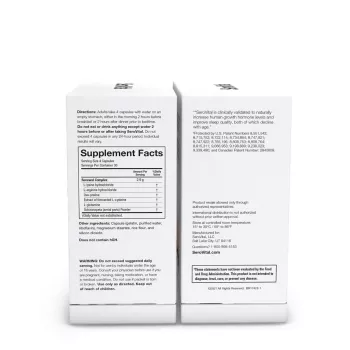 Serovital Reverse The Signs Of Aging, Formula Avansata Pentru Productia Naturala A Hormonului De Crestere Hgh Cu Lizina, 120 Cps