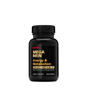 Gnc Mega Men Energy & Metabolism, Complex De Multivitamine Pentru Barbati, Energie Si Metabolism, 90 Tb