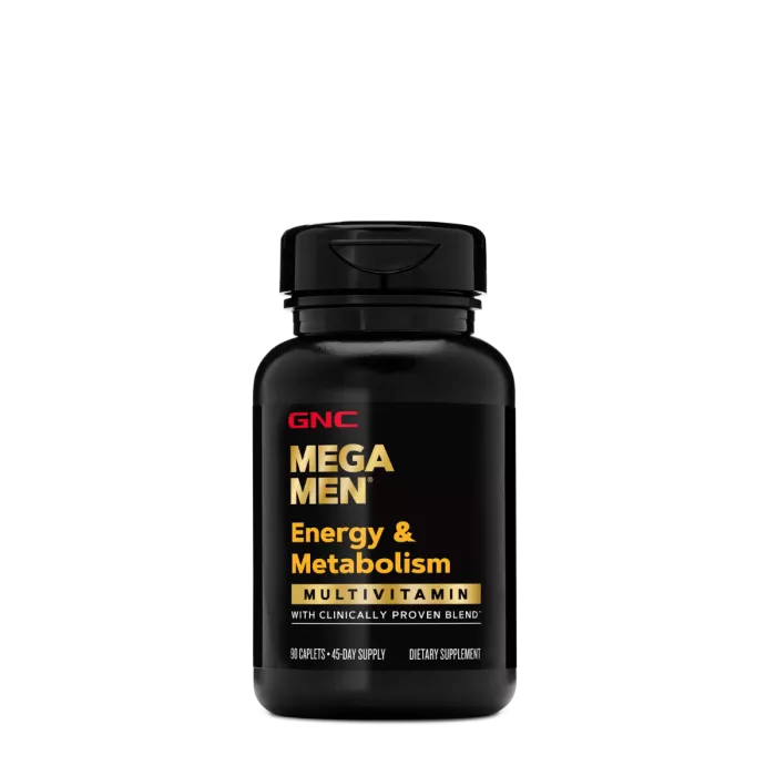 Gnc Mega Men Energy & Metabolism, Complex De Multivitamine Pentru Barbati, Energie Si Metabolism, 90 Tb Gnc Mega Men Energy & Metabolism, Complex De Multivitamine Pentru Barbati, Energie Si Metabolism, 90 Tb