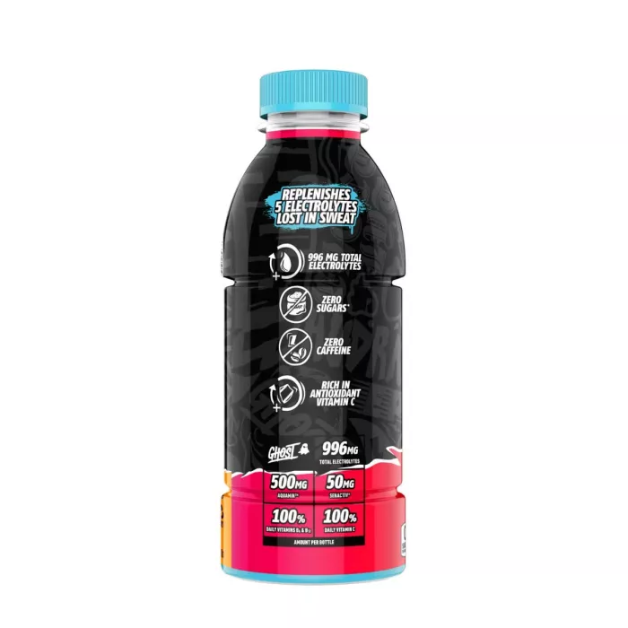 Ghost Hydration Drink With Strawbango Flavor, Bautura Hidratanta Cu Aroma De Strawbango, 500 Ml