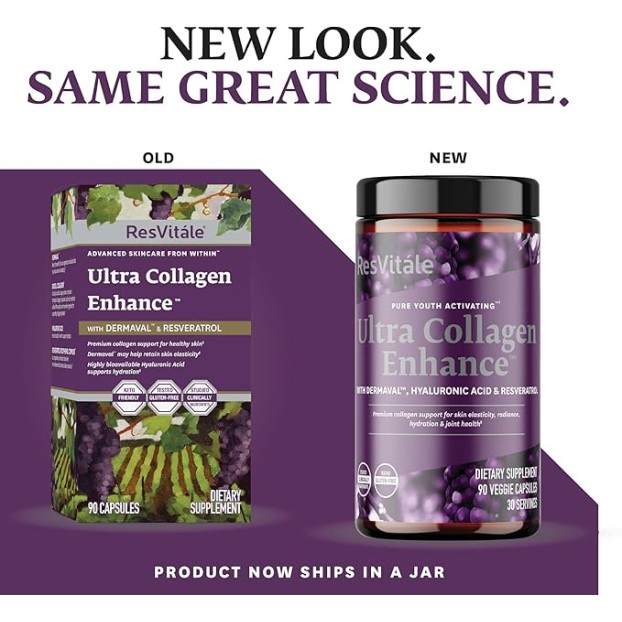 Resvitale Ultra Collagen Enhance, Colagen, 90 Cps