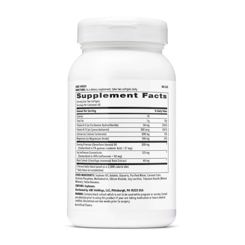 Gnc Women's Phytoestrogen Formula, Fitoestrogen Formula Pentru Femei, 120 Cps
