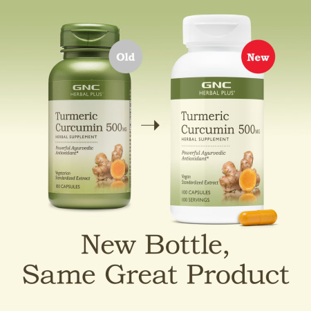 Herbal Plus Turmeric Curcumina (100 Cps), GNC Live Well