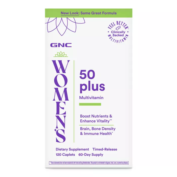 Gnc Women's 50 Plus, Multivitamine Si Minerale Pentru Femei, 120 Cps