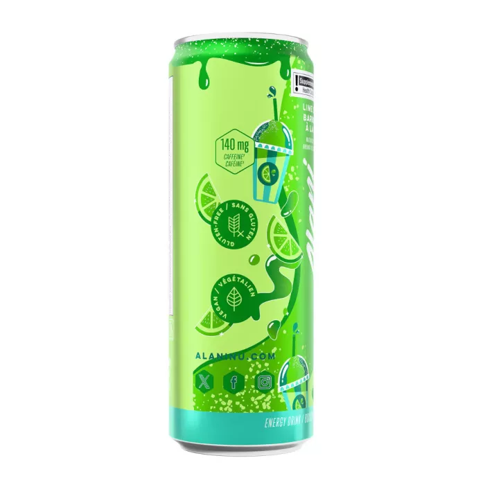 Alani Nu Energy Drink With Lime Slush Flavor, Energizant Cu Aroma De Lime, 355 Ml