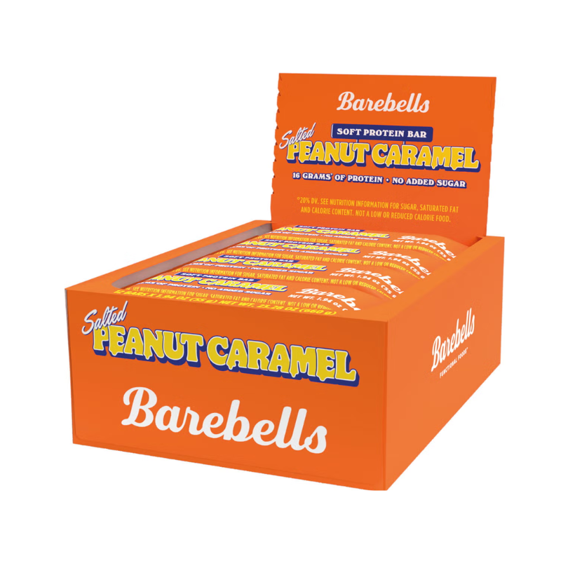 Barebells Soft Salted Peanut Caramel, Baton Proteic Cu Arahide Si Aroma De Caramel Sarat, 55 G