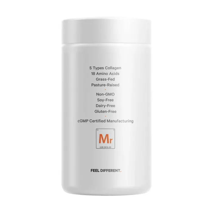 Codeage Hydrolyzed Multi Collagen Peptides Raw Greens With 21 Fruits & Veggies, Peptide De Colagen Hidrolizat Si 21 Superalimente Organice, 180 Cps