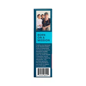 Dripdrop – Formula Avansata De Hidratare Cu Electroliti, Aroma De Pepene Rosu Si Capsuni, 10 Plicuri