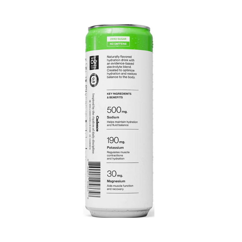 Cadence Daily Hydration Citrus, Bautura Carbogazoasa Cu Electroliti Cu Aroma De Citrice, 355 Ml