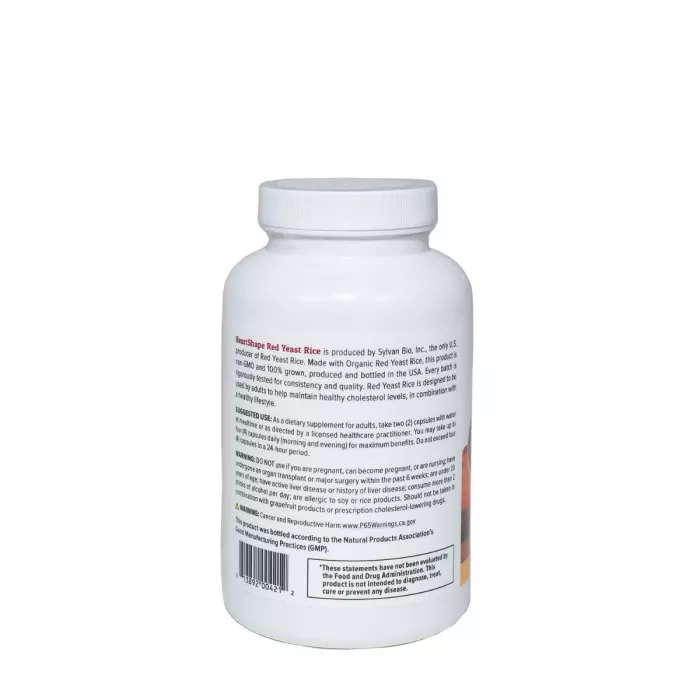 Sylvan Red Yeast Rice, Drojdie De Orez Rosu Organica, Pentru Sanatatea Cardiovasculara Si Reducerea Colesterolului, 1200 Mg, 240 Cps Sylvan Red Yeast Rice, Drojdie De Orez Rosu Organica, Pentru Sanatatea Cardiovasculara Si Reducerea Colesterolului, 1200 Mg, 240 Cps