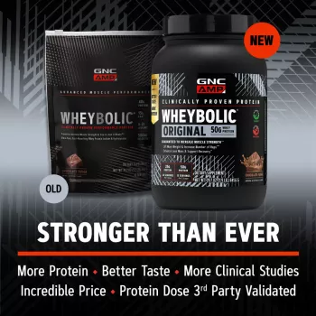 Gnc Amp New Wheybolic, Proteina Din Zer, Studiata Clinic, Cu Aroma De Ciocolata, 841.6 G