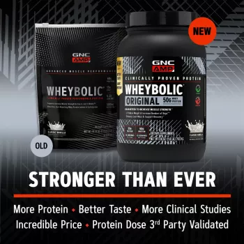 Gnc Amp New Wheybolic, Proteina Din Zer, Studiata Clinic, Cu Aroma De Vanilie, 792,9 G