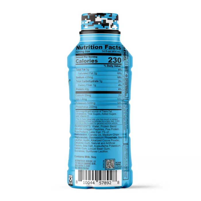 Redcone1 Mre Protein Shake, Shake Proteic Din Alimente Intregi Cu Aroma De Biscuiti Cu Crema, 414 Ml