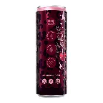 Alani Nu Energy Drink With Cherry Bomb Flavor, Bautura Energizanta Cu Aroma De Cirese, 355 Ml