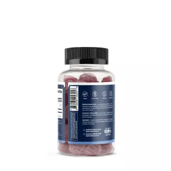 Snap Supplements L-carnitine Gummies With Blueberry Flavour, L-carnitina Jeleuri Cu Aroma De Afine, 60 Jeleuri