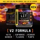 Beyond Raw Lit V2 Pre-workout With Strawberry Lemonade Flavor, Pre-workout Cu Aroma De Limonada De Capsuni, 492 G