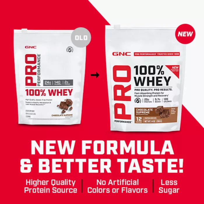 Gnc Pro Performance 100% Whey, Proteina Din Zer Cu Aroma De Biscuiti Si Crema, Testata Antidoping, 411.6g