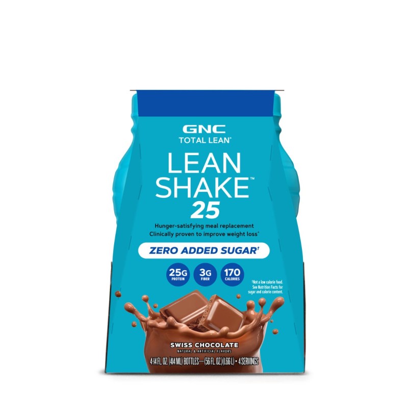 Gnc Total Lean Lean Shake 25 Cu Aroma De Ciocolata Elvetiana, 414 Ml