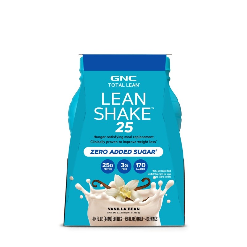 Gnc Total Lean Lean Shake 25 Cu Aroma De Vanilie, 414 Ml