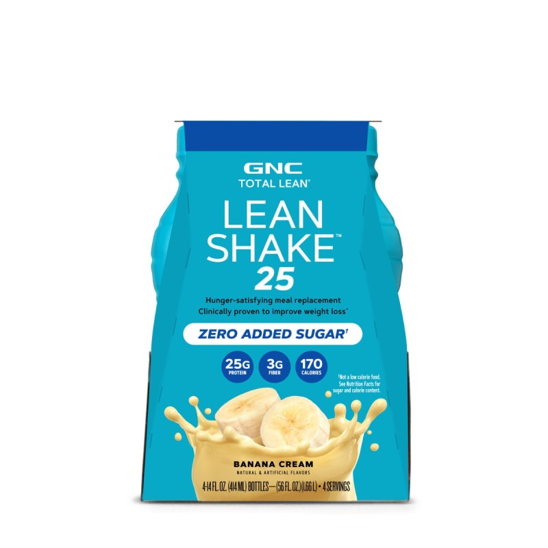 Gnc Total Lean Lean Shake 25 Cu Aroma De Banane, 414 Ml