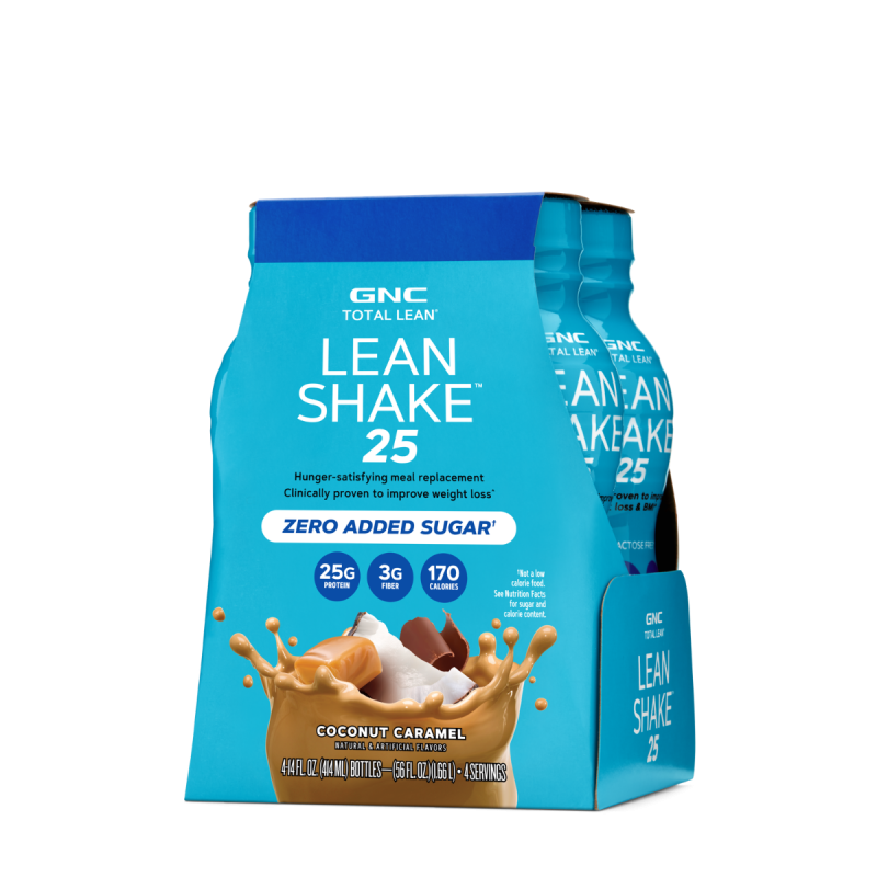 Gnc Total Lean Lean Shake 25 Cu Aroma De Caramel Si Cocos, 414 Ml