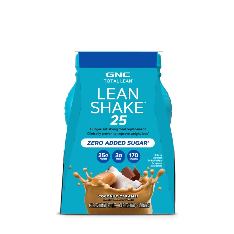 Gnc Total Lean Lean Shake 25 Cu Aroma De Caramel Si Cocos, 414 Ml