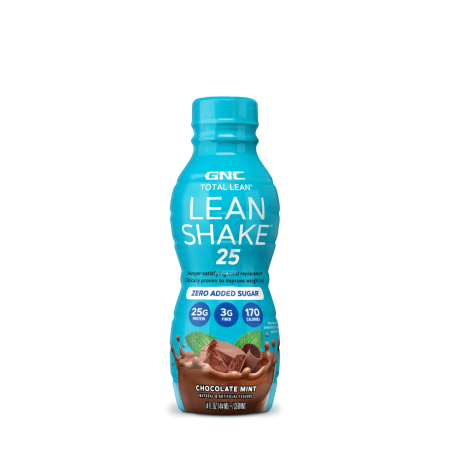 Gnc Total Lean Lean Shake 25 Cu Aroma De Ciocolata Si Menta, 414 Ml