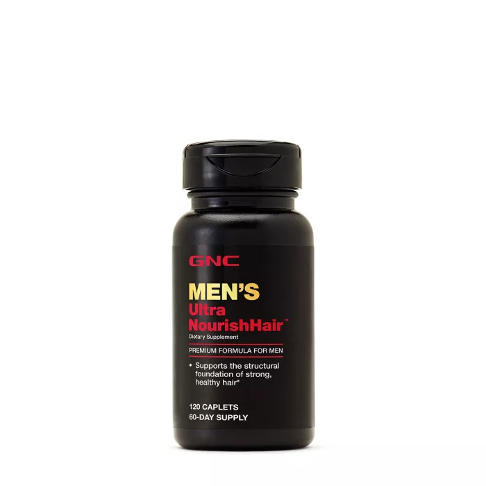 Gnc Men's Ultra Nourishhair, Complex De Multivitamine Pentru Sanatatea Parului, 120 Tb Gnc Men's Ultra Nourishhair, Complex De Multivitamine Pentru Sanatatea Parului, 120 Tb
