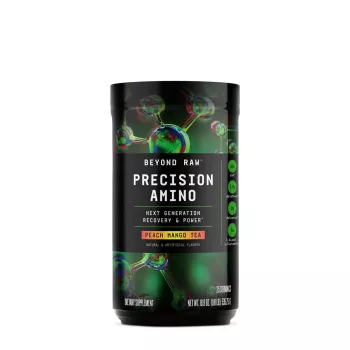 Gnc Beyond Raw Precision Amino, Aminoacizi Cu Aroma De Ceai De Piersici Si Mango, 535.75 G