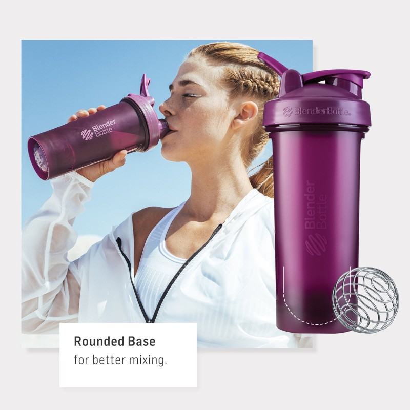 Gnc Blender Bottle Shaker Clasic White, 800ml