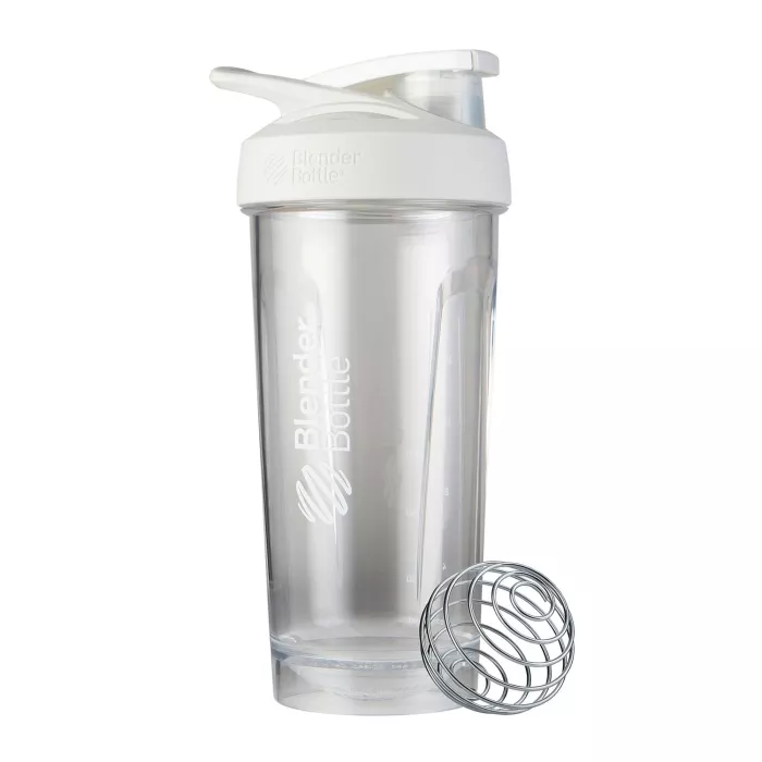 Gnc Blender Bottle Shaker Strada Tritan Alb Transparent, 800 Ml Gnc Blender Bottle Shaker Strada Tritan Alb Transparent, 800 Ml