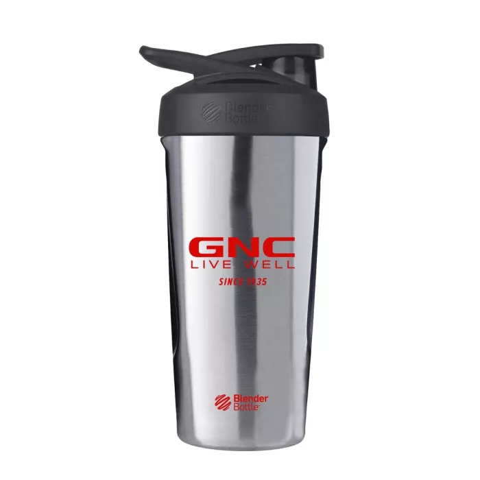 Gnc Blender Bottle Shaker Strada, Din Inox, 700 Ml Gnc Blender Bottle Shaker Strada, Din Inox, 700 Ml