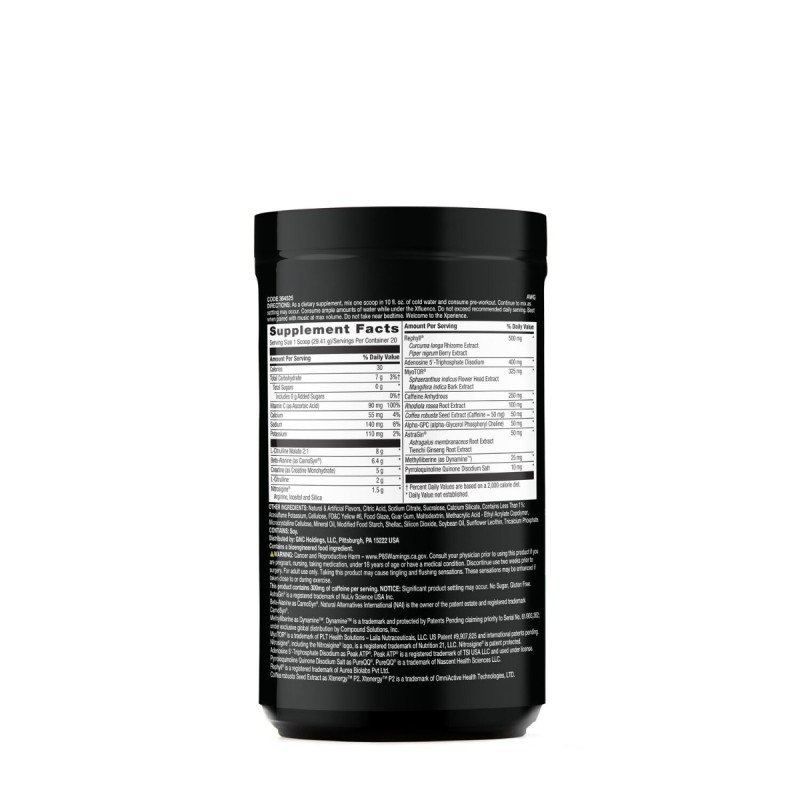 Beyond Raw Concept X Pre-workout, Formula Pre-workout Cu Aroma De Portocale Si Mango, 588.2 G