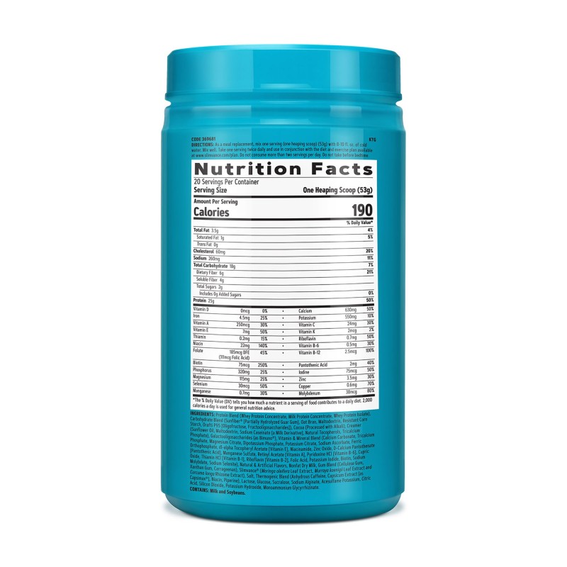 Gnc Total Lean Lean Shake + Slimvance, Shake Proteic Cu Slimvance, Cu Aroma De Cafea, 1060 G