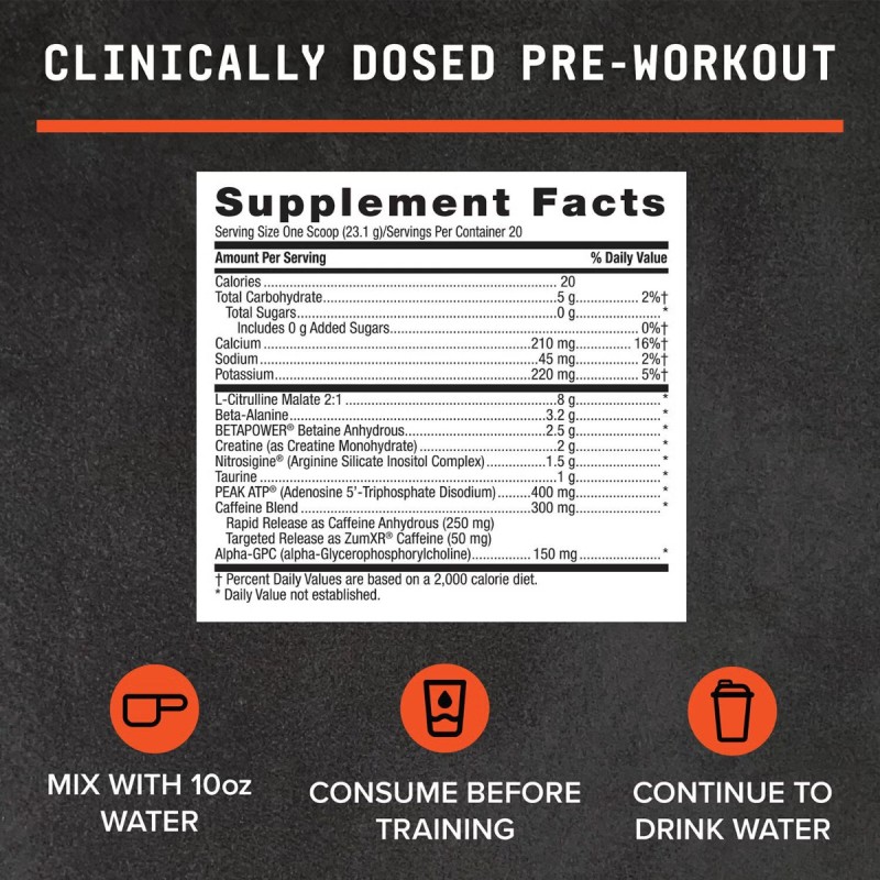 Gnc Beyond Raw Lit Af, Pre-workout, Cu Aroma De Icy Fireworks, 443.6 G