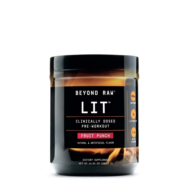 Beyond raw lit, formula pre-workout cu aroma de fructe (397.2 g), GNC Live Well