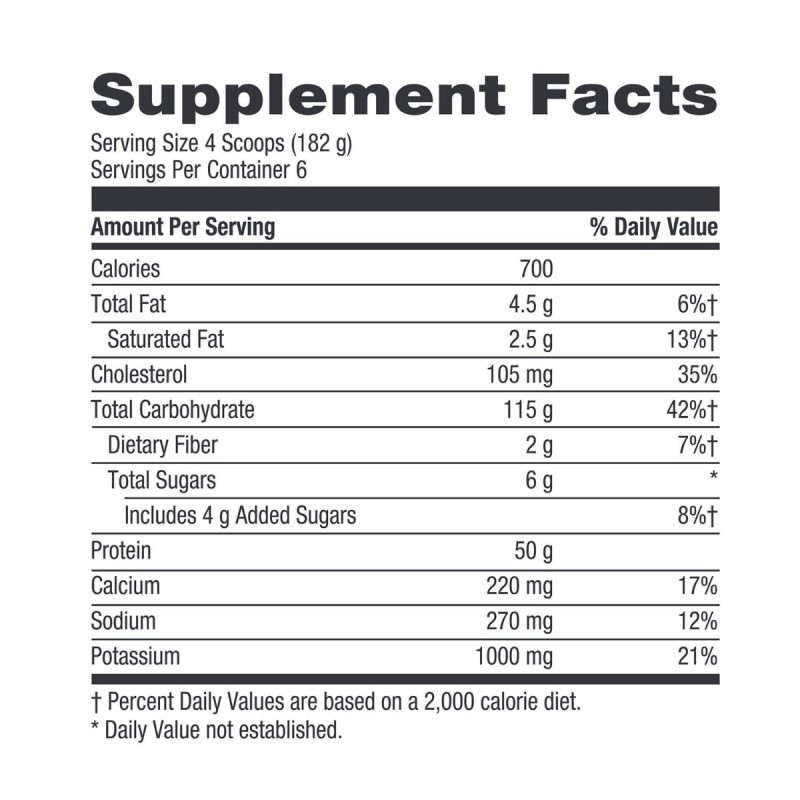 Pro performance formula proteica pentru crestere in greutate cu aroma de ciocolata, testata antidoping (1134 g), GNC Live Well