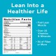 Gnc Total Lean Lean Shake 25, Shake Proteic, Cu Aroma De Banana, 832 G