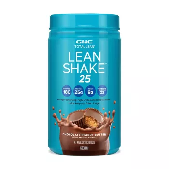 Gnc Total Lean Lean Shake 25, Shake Proteic, Cu Aroma De Ciocolata Si Unt De Arahide , 832 G