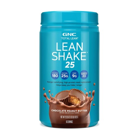 Total lean shake proteic cu aroma de ciocolata si unt de arahide (832 g), GNC Live Well