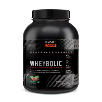 Gnc Amp Wheybolic, Proteina Din Zer, Cu Aroma De Ciocolata Cu Menta, 1375 G