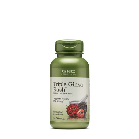 Herbal plus extract standardizat din 3 tipuri de ginseng (100 cps), GNC Live Well