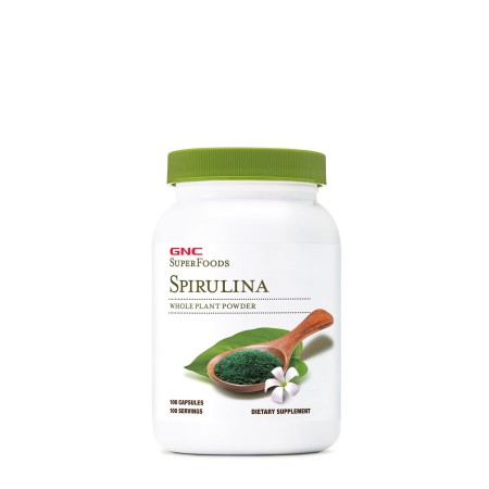 Superfoods Spirulina  500mg (100 Capsule), GNC
