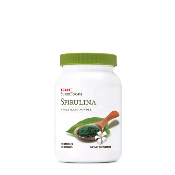 Superfoods Spirulina 500mg (100 Capsule), GNC Superfoods Spirulina 500mg (100 Capsule), GNC