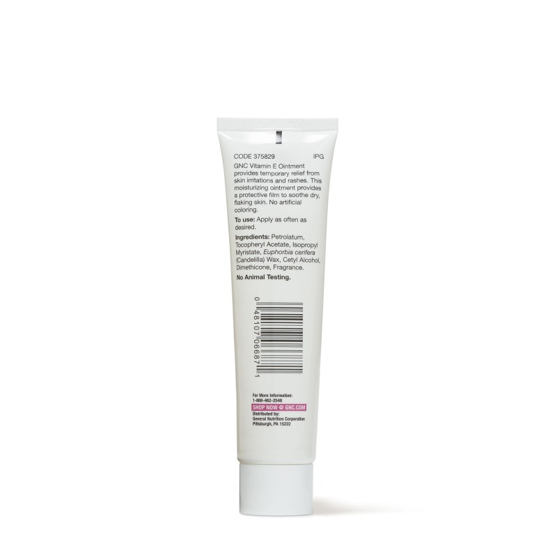 Gnc Vitamin E Ointment, Unguent Cu Vitamin E, 50 G