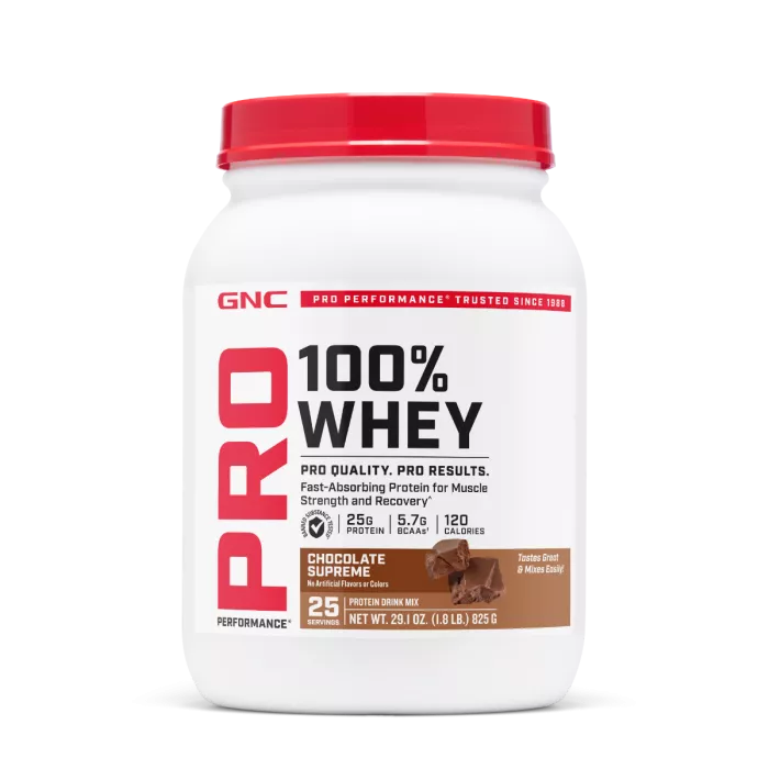 Gnc Pro Performance 100% Whey, Proteina Din Zer Cu Aroma De Ciocolata, Testata Antidoping, 825g Gnc Pro Performance 100% Whey, Proteina Din Zer Cu Aroma De Ciocolata, Testata Antidoping, 825g