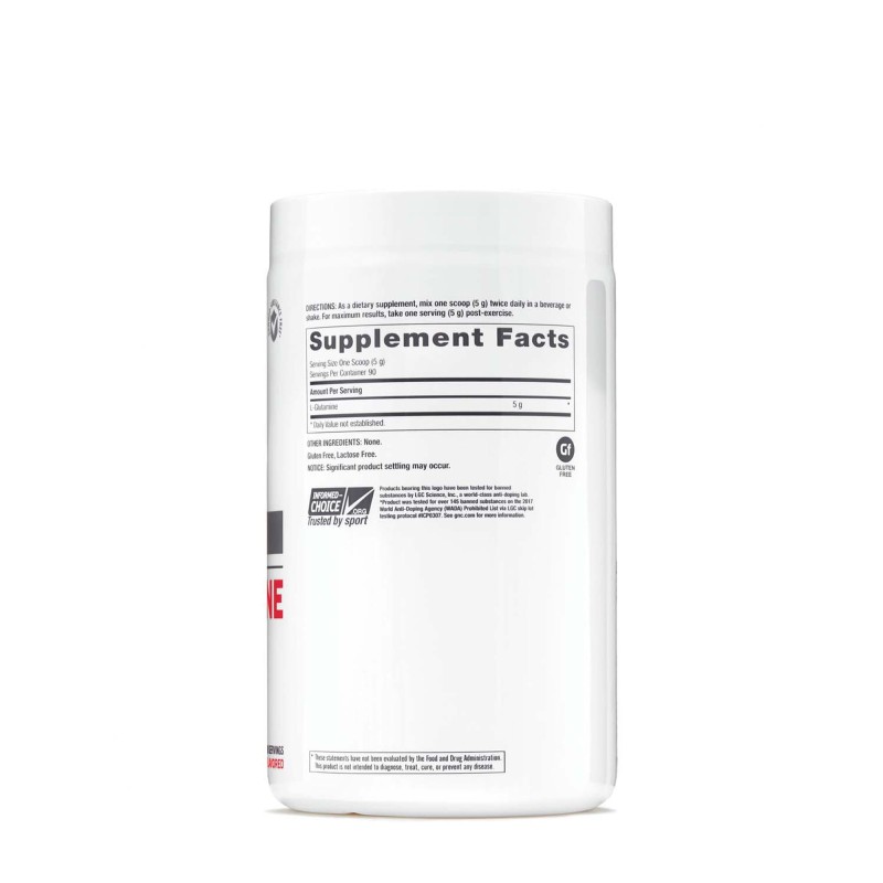 Pro performance L-glutamina Micronizata pudra fara aroma (454 G), GNC Live Well